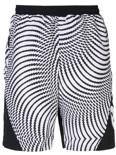 Palace Swirl Print Shorts In Black