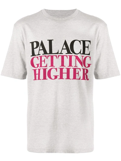 Palace Getting Higher T-shirt In Grey
