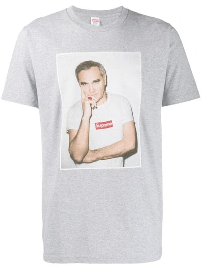Supreme Morrissey T-shirt In Grey