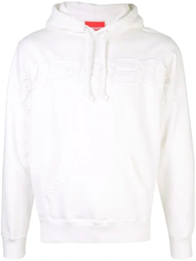 Supreme Multi Color Classic Logo Hoodie In White ModeSens