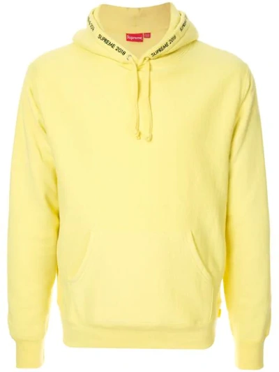 Supreme Channel Hoodie In Yellow