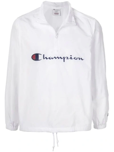 Supreme Champion Half Zip Pullover Ss17 In White | ModeSens