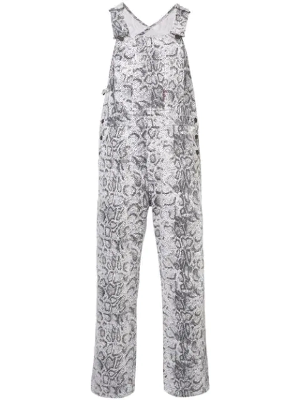 Supreme Levi's Snakeskin Overalls Fw17 In Grey | ModeSens