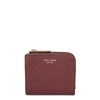 Kate Spade Margaux Small Burgundy Leather Wallet In Cherrywood