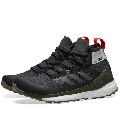 Adidas Originals Terrex Free Hiker Primeknit Sneakers In Black