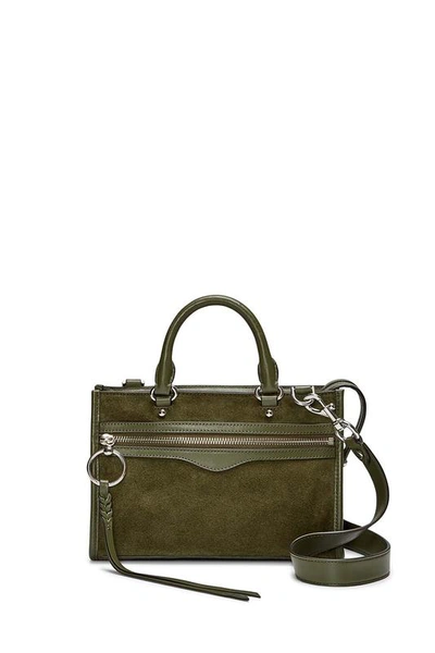 Rebecca Minkoff Bedford Zip Leather Satchel Green In Hunter ModeSens