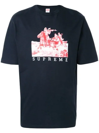 Supreme Riders Tee In Blue
