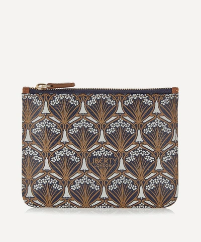 Liberty London Iphis Coin Pouch In Tan