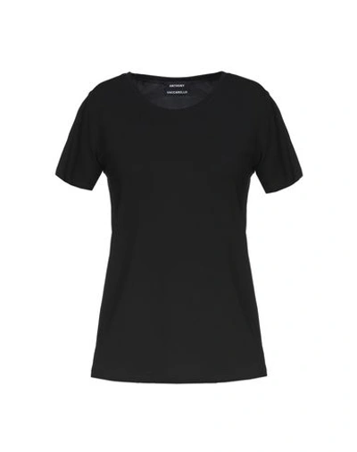 Anthony Vaccarello T-shirts In Black