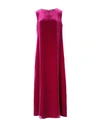 Aspesi Long Dresses In Garnet