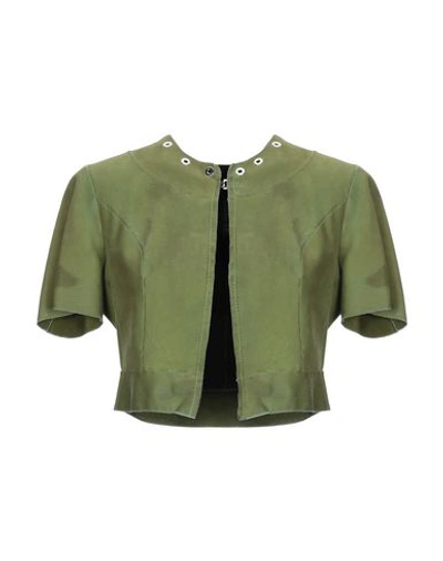 Delan Sartorial Jacket In Military Green