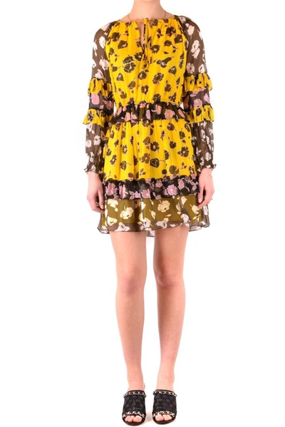 Diane Von Furstenberg Women's Yellow Viscose Dress