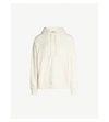 Gucci Logo-embroidered Cotton-jersey Hoody In Natural