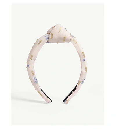 Lele Sadoughi Loveshackfancy Floral Chiffon Headband In Maybell