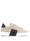 Philipp Plein Contrast Low-top Sneakers In Neutrals