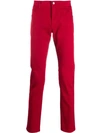 Dolce & Gabbana Slim-fit Trousers In Red