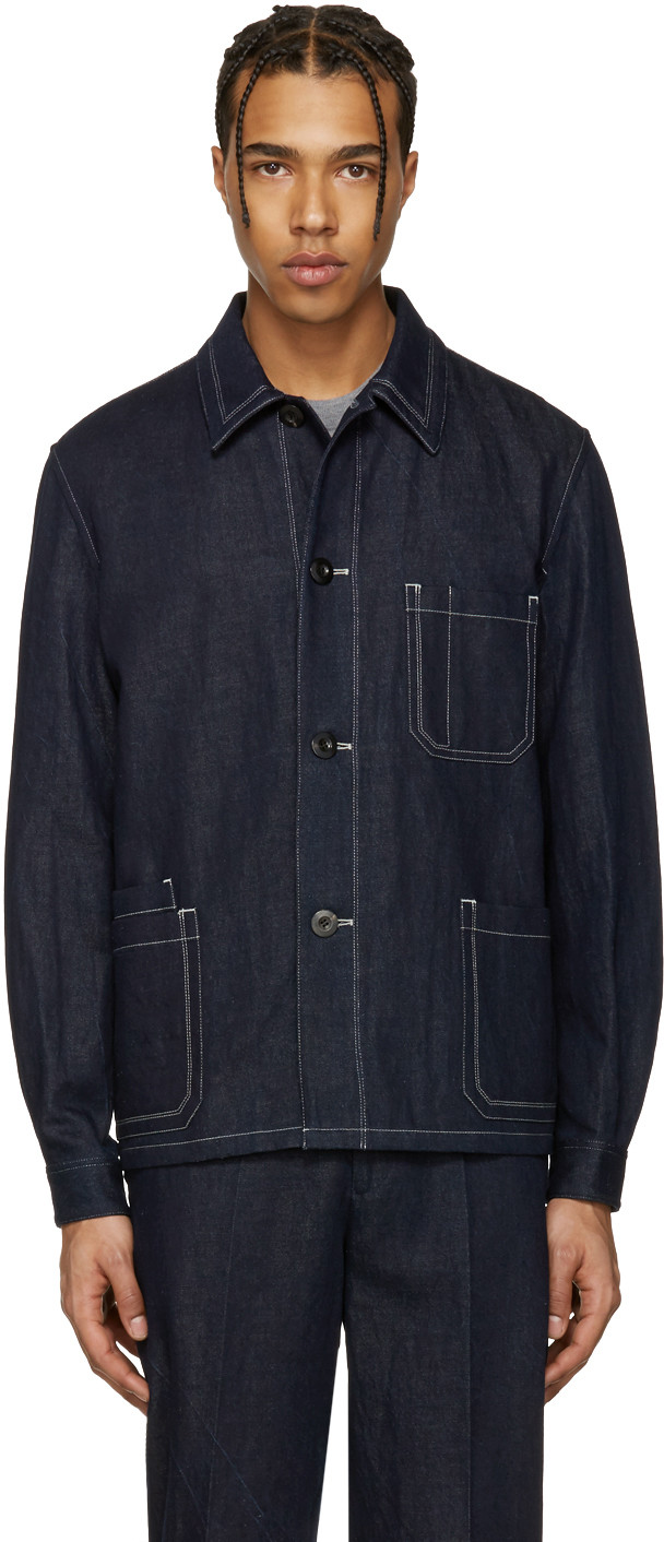 denim worker jacket