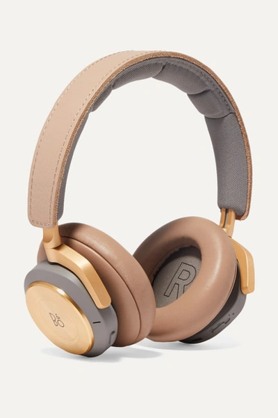 Bang & Olufsen H9s Beoplay Wireless Leather Headphones In Beige