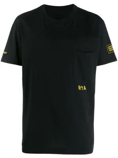 Rta T-shirt In Black Cotton