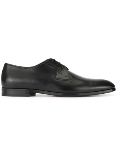 Tod's Lace-up Leather Shoes In Black