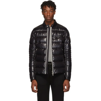 Moncler Berriat Black Quilted Shell Jacket In 999 Black