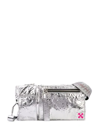 Off-white Pockets Fanny Pack In Silver