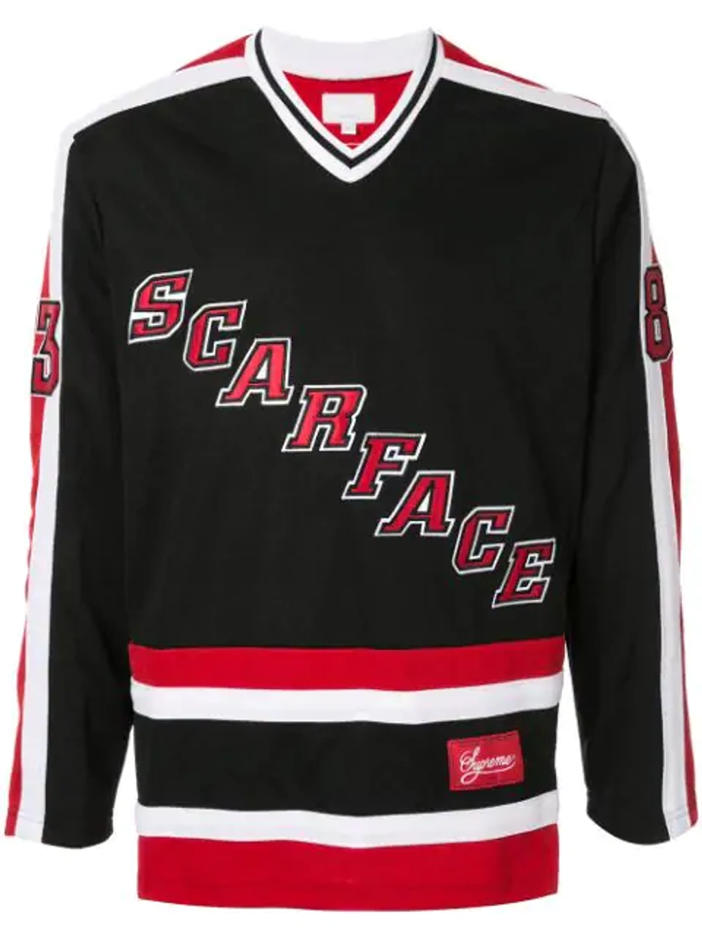 Supreme scarface hockey jersey 2024 black