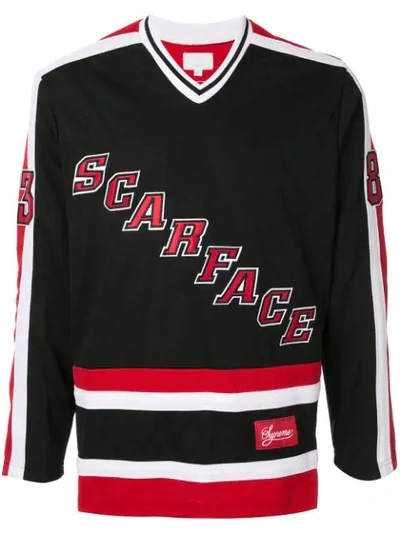 Supreme Scarface Hockey Jersey Fw17 In Red