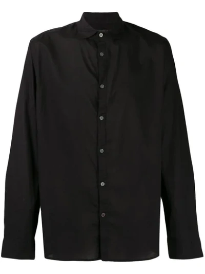 John Varvatos Clayton Ls Shirt In Black