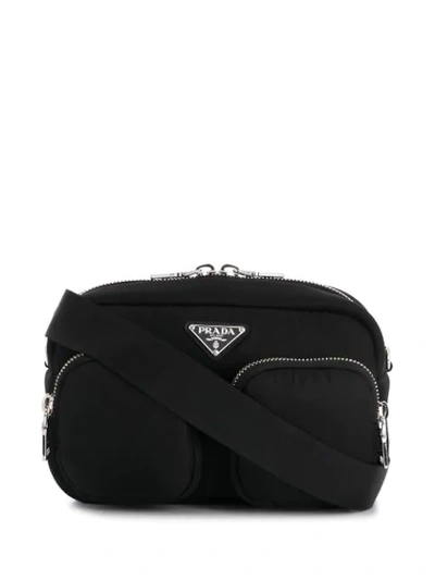 Prada Medium Camera Bag In Black