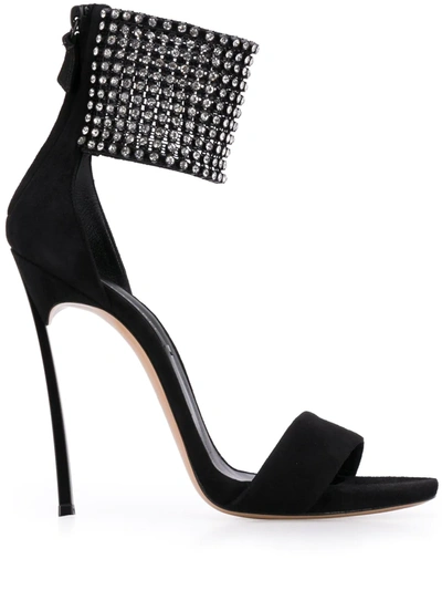 Casadei Blade Bellatrix Sandals In Black