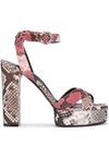 Casadei Zambesi La Vie En Rose Shoes In Multicolor