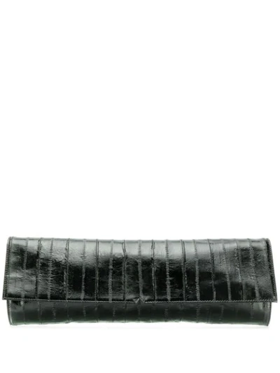 Giuseppe Zanotti V Margie Clutch In Black Leather