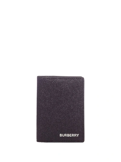 Burberry Bifold Card Case In Regency Blue