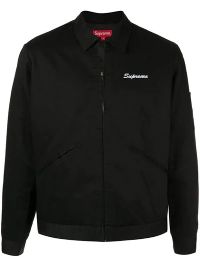 Supreme Playboy Work Jacket In Black | ModeSens Supreme Playboy Work Jacket In Black | ModeSens