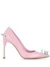 Alexander Mcqueen Studded Detail Pumps In Pink