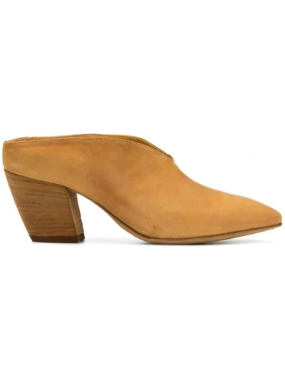 Officine Creative Sabine Mules In Yellow