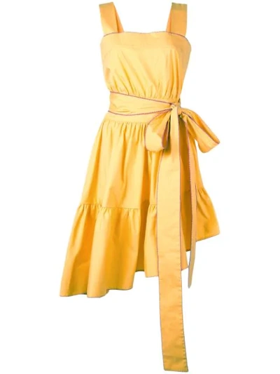 Cynthia Rowley Dahlia Sundress In Yellow
