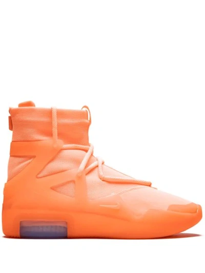 Nike Air Fear Of God 1 Trainers In Orange