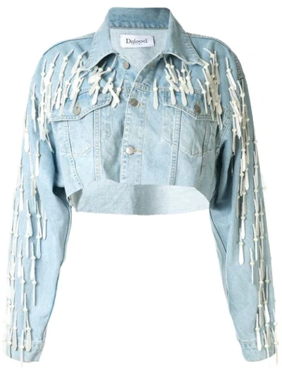 Dalood Pear Denim Jacket In Blue