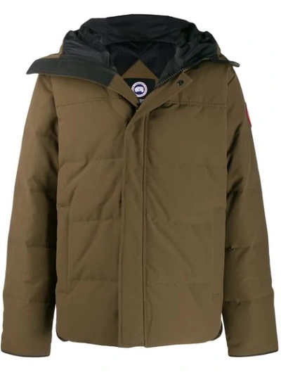 Canada Goose Hooded Down Jacket - Green