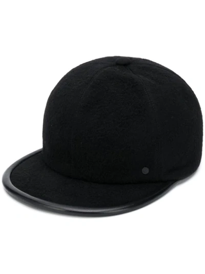 Maison Michel Hailey Adjustable Cap - Black