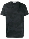 Valentino A Camouflage Print T-shirt In Black