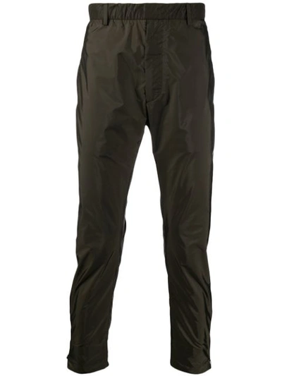 Prada Lightweight Track Trousers In 334 Mimetico