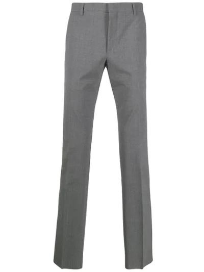 Prada Classic Tailored Trousers In Grey