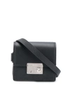 Prada Neck Strap Wallet In Black