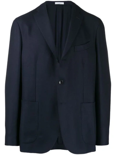 Boglioli Straight-fit Blazer In Blue