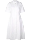 Jil Sander Laramie Shirt Dress In White
