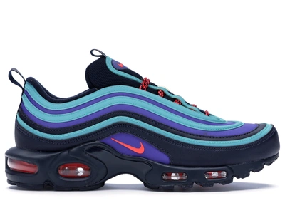 Pre-owned Nike  Air Max Plus 97 Discover Your Air In Obsidian/flash Crimson-rush Violet