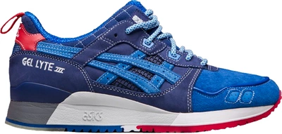 Pre-owned Asics Gel-lyte Iii Mita Sneakers 25th Anniv. Trico In Navy/blue-red-white